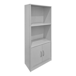 Biblioteca, Tekaro, Alb, 30x60x120 cm - Img 2