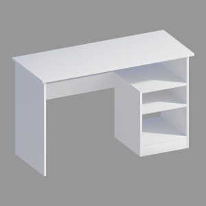 Birou Bahar Alb 120x74x50 cm - Img 4
