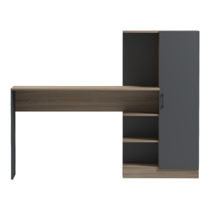 Birou cu biblioteca, Ofisio, Sonoma, 40x152.3x120 cm - Img 4