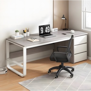 Birou cu sertare Sato Pako World Gri 120x48x74 cm - Img 2