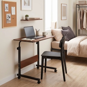 Birou Piper Dark Oak - Negru 60x40x69-90 cm