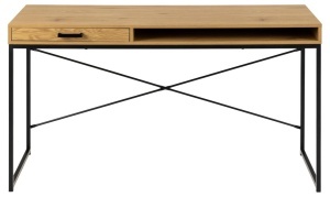 Birou Seaford, Natural, 76x140x58 cm - Img 4