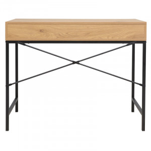 Birou Taco natural - negru 95x48x76cm - Img 3