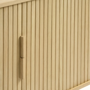 Bufet CAVO, Stejar deschis, 45x76x160 cm - Img 3
