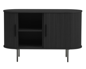 Bufet NOLA, Negru, 45x76x120 cm - Img 3