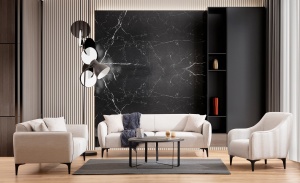 Canapea 2 locuri Belissimo Bej 160x67x95 cm - Img 2