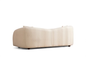 Canapea 3 locuri Venedik Crem 236x76x91 cm - Img 11