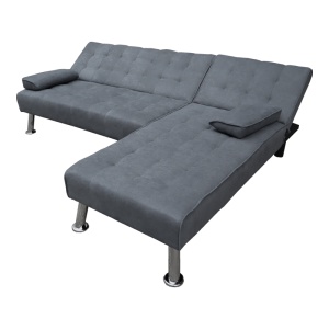 Canapea coltar Brisk Gri inchis 200x146x75 cm - Img 4