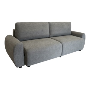 Canapea extensibila 3 locuri, Hungie, Gri, 250x92x89 cm - Img 2
