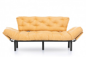 Canapea Extensibila, 3 Locuri Nitta Triple Mustard - Img 12