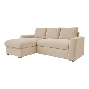 Canapea extensibila Belle, Bej, 236x164x88 cm - Img 4