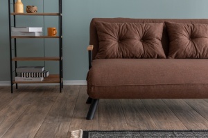 Canapea extensibilă cu 2 locuri Sando Maro deschis 175x133x41 cm - Img 5