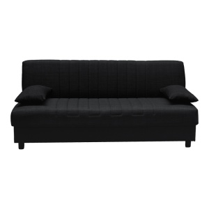 Canapea extensibila cu spatiu de depozitare Romina, Gri inchis, 180x75x85 cm - Img 5