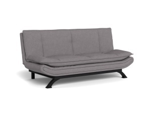Canapea extensibila Faith, Gri, 91x194x98 cm - Img 2