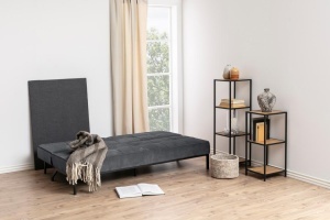 Canapea extensibila Perugia, Gri, 87x198x95 cm - Img 2