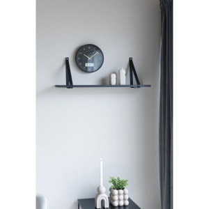 Ceas de perete Amiens, Negru, 4x25x25 cm
