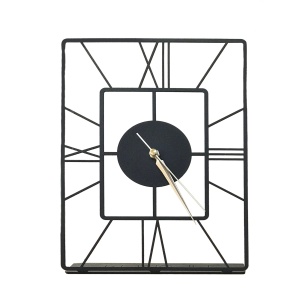 Ceas decorativ de masa Asalet Pod Negru 20x30 cm - Img 2