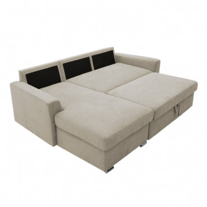 Coltar Dreapta Belle Bej 236x164x88 cm - Img 3