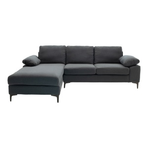 Coltar dreapta, Cohen, Gri inchis, 240x159x83 cm - Img 3