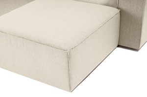 Colțar dreapta Fora Ecru 296x185x66 cm - Img 16