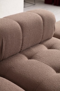 Colțar modular dreapta Doblo Cappuccino 315x210x80 cm - Img 7