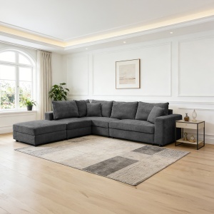 Coltar modular, Navaro, Pako, Antracit 281x256x85 cm
