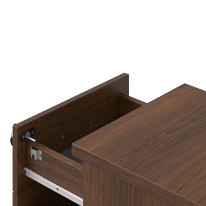 Comoda cu sertare pe roti Fesialo, Nuc, 39x47x52.5 cm - Img 5