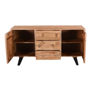 Comoda Leontina boho Natural 150x45x86 cm - Img 5