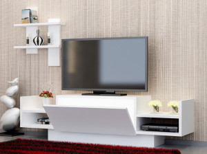 Comoda TV Bahar - Alb - Img 3