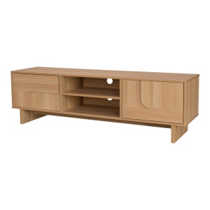 Comoda TV Jenfia, Natural, 150x39x45.5 cm - Img 2