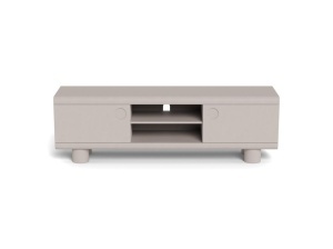 Comoda TV Magee, Gri, 50x160x40 cm - Img 3