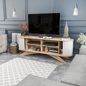 Comoda TV Stor - Sapphire, Alb - Img 10