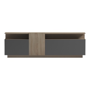 Comoda TV Vendora Antracit 150x29.5x46.3 cm - Img 4