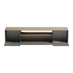 Comoda TV Winey Antracit 180x44.5x44.5 cm - Img 2