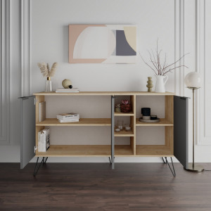 Consola ClaraConsole Oak-Antracit - Img 2