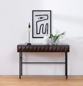 Consola LATINA, Maro inchis, 39x76x116 cm