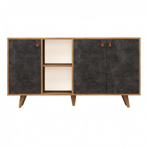 Consola Planky Oak-Dark Concrete - Img 4