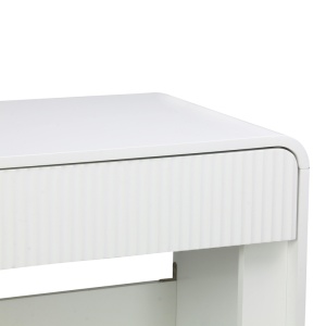 Consola, Zaplen, Alb, 38x110x75 cm - Img 5
