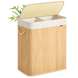 Cos de rufe Songmics Natural 52x32x61 cm - Img 2