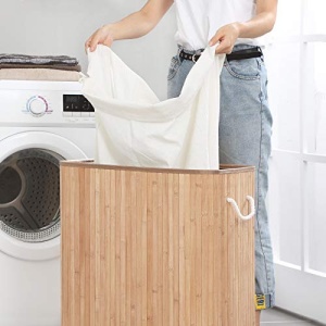 Cos de rufe, Songmics, Natural, 52x32x63 cm - Img 6