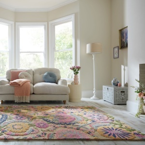 Covor Amira Floral Wool Multicolor 160x230 cm