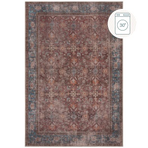 Covor Cyra Washable Rosu 152x230 cm, Flair Rugs - Img 2