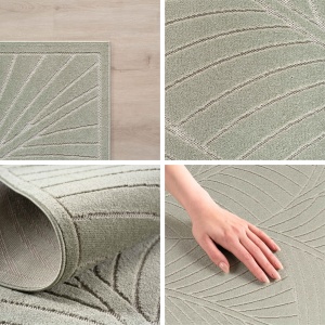 Covor Dreptunghiular NOVA V3 Verde 140x200 cm - Img 3