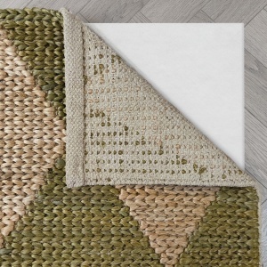 Covor Effie Diamond Jute Verde masliniu 120x170 cm, Flair Rugs - Img 4