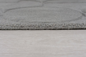 Covor Gigi Gri 160X160 cm, rotund, Flair Rugs - Img 5