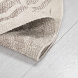 Covor Mataro Natural 160X160 cm, rotund, Flair Rugs - Img 3