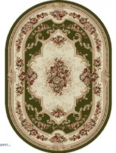 Covor Oval, Lotos, Verde, 150x230 cm, Delta 574 310 - Img 2