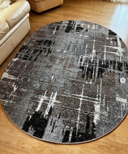 Covor Oval, Mira, Gri, 50x80 cm, Delta 24037 123