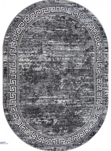 Covor Oval, Mira, Gri, 60x110 cm, Delta Mira 24001 190