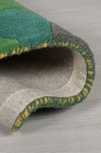 Covor Prism Verde/Multicolor 160X160 cm, rotund, Flair Rugs - Img 3